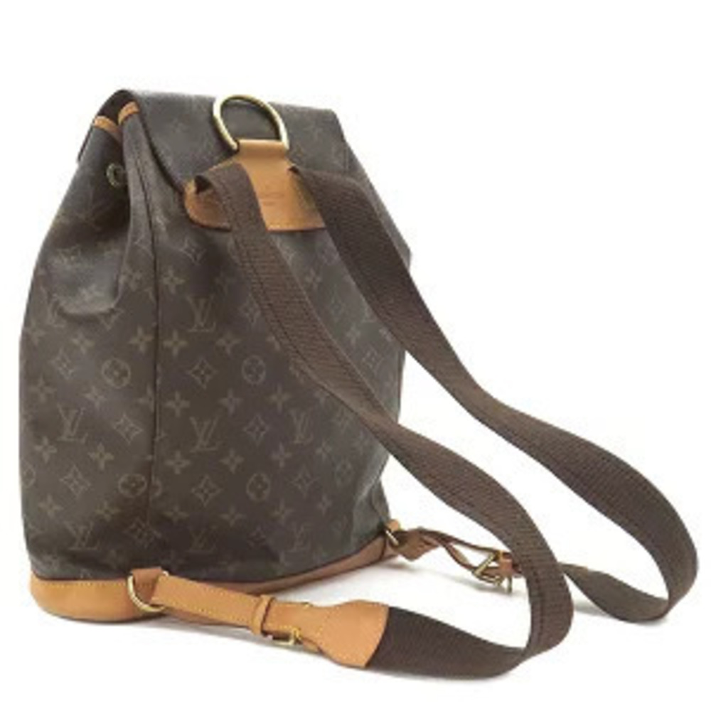 Louis Vuitton Monogram Canvas Montsouris Backpack Brown